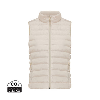 Iqoniq Meru Damen Bodywarmer aus recyceltem Polyester, beige, XXS