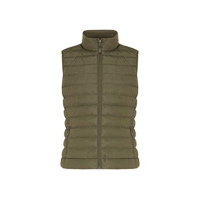 Iqoniq Meru Damen Bodywarmer aus recyceltem Polyester, khaki, L