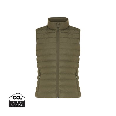 Iqoniq Meru Damen Bodywarmer aus recyceltem Polyester, khaki, XXL
