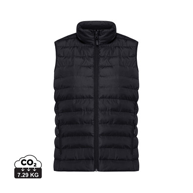 Iqoniq Meru Damen Bodywarmer aus recyceltem Polyester, schwarz, XXS