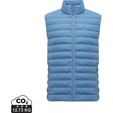 IQONIQ Meru Herren Bodywarmer aus recyceltem Polyester, moon blue, S