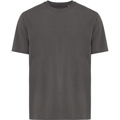 IQONIQ Nikko Heavyweight T-Shirt aus recycelter Baumwolle, anthrazit, L