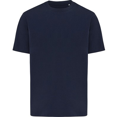 IQONIQ Nikko Heavyweight T-Shirt aus recycelter Baumwolle, navy blau, L