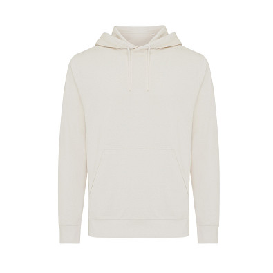 Iqoniq Rila Lightweight Hoodie aus recycelter Baumwolle, ivory white, XXXL