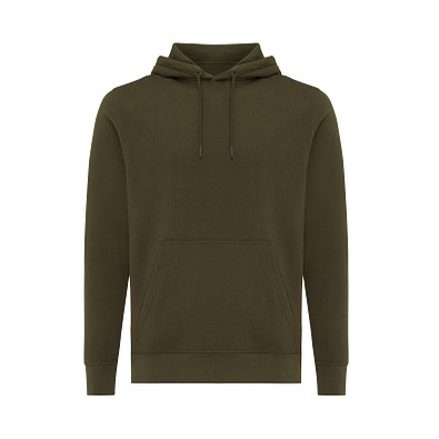 Iqoniq Rila Lightweight Hoodie aus recycelter Baumwolle, khaki, XXL