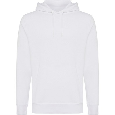IQONIQ Rila Lightweight Hoodie aus recycelter Baumwolle, recycled white, XXS