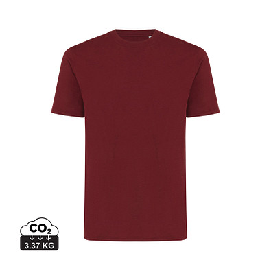 Iqoniq Sierra Lightweight T-Shirt aus recycelter Baumwolle, burgunderrot, XS