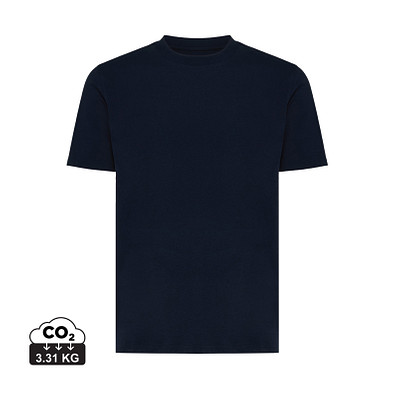 Iqoniq Sierra Lightweight T-Shirt aus recycelter Baumwolle, navy blau, XS