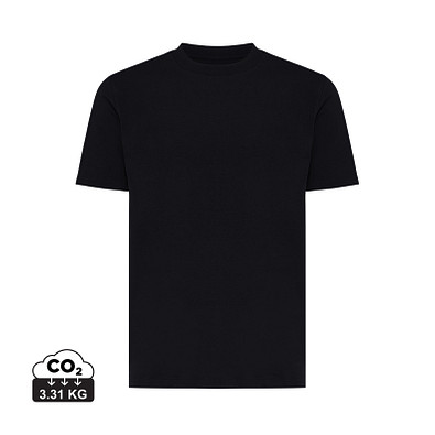 Iqoniq Sierra Lightweight T-Shirt aus recycelter Baumwolle, schwarz, XS