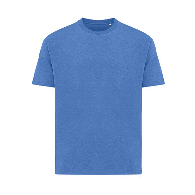 Iqoniq Teide T-Shirt aus recycelter Baumwolle, heather blue, L