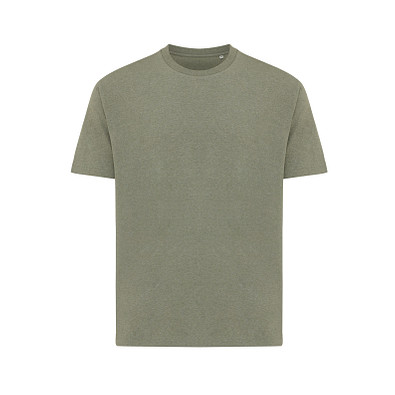 Iqoniq Teide T-Shirt aus recycelter Baumwolle, heather green, L