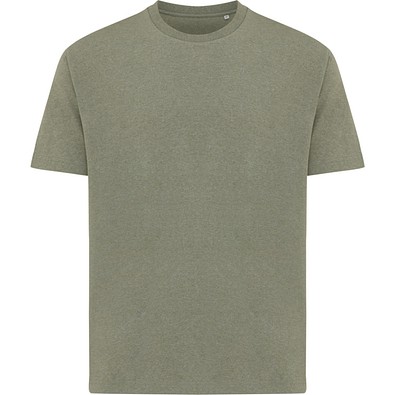 IQONIQ Teide T-Shirt aus recycelter Baumwolle, heather green, XXS