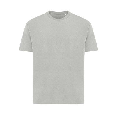 Iqoniq Teide T-Shirt aus recycelter Baumwolle, heather grey, 4XL