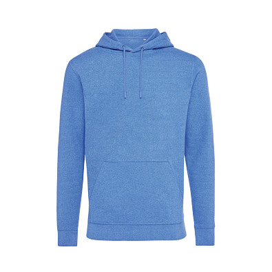 Iqoniq Torres ungefärbter Hoodie aus recycelter Baumwolle, heather blue, L