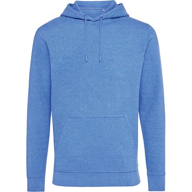 IQONIQ Torres ungefärbter Hoodie aus recycelter Baumwolle, heather blue, XXS