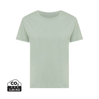 Iqoniq Yala Damen T-Shirt aus recycelter Baumwolle, Iceberg green, L
