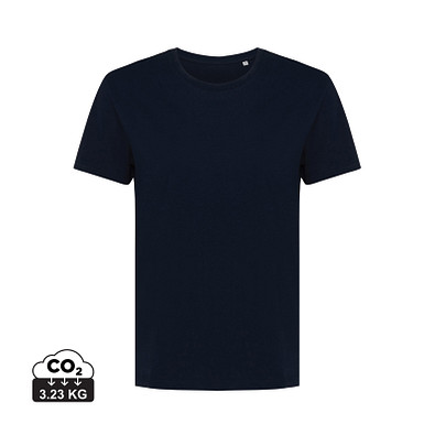 Iqoniq Yala Damen T-Shirt aus recycelter Baumwolle, navy blau, L