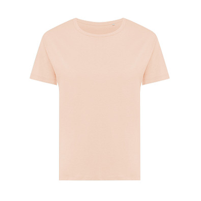 Iqoniq Yala Damen T-Shirt aus recycelter Baumwolle, peach nectar, L