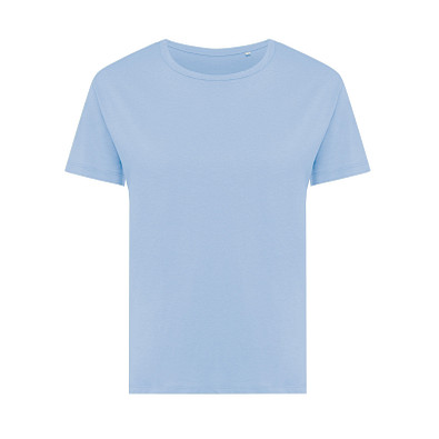 Iqoniq Yala Damen T-Shirt aus recycelter Baumwolle, sky blue, L