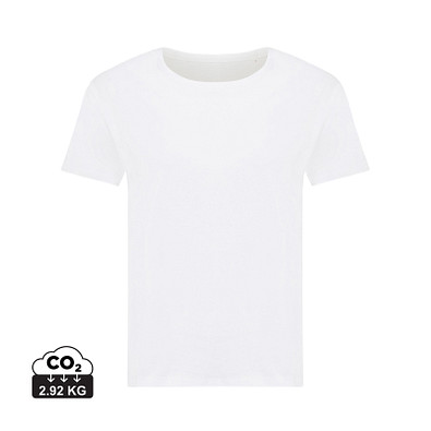 Iqoniq Yala Damen T-Shirt aus recycelter Baumwolle, weiß, L