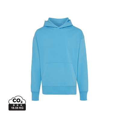 Iqoniq Yoho Relax-Hoodie, ruhiges blau, XXS