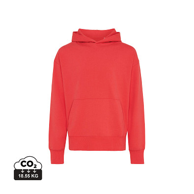 Iqoniq Yoho Relax-Hoodie, sattes rot, XXS