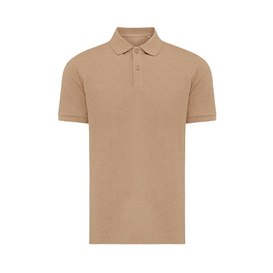Iqoniq Yosemite Piqué-Poloshirt, heather brown, XXL