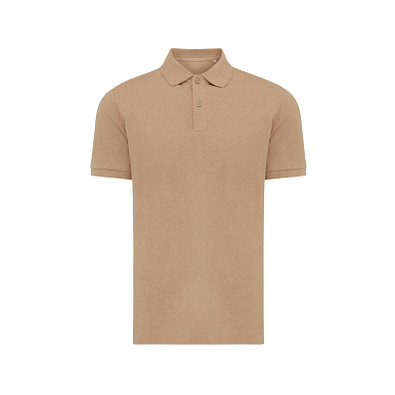 Iqoniq Yosemite PiquÃ©-Poloshirt aus recycelter Baumwolle, heather brown, XXXL