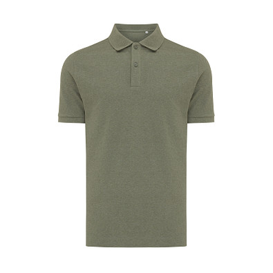 Iqoniq Yosemite PiquÃ©-Poloshirt aus recycelter Baumwolle, heather green, XS