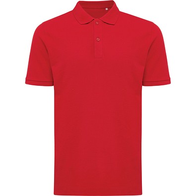 IQONIQ Yosemite Piqué-Poloshirt aus recycelter Baumwolle, rot, XXS