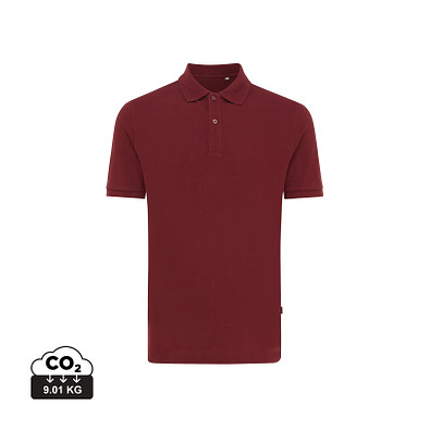 Iqoniq Yosemite Piqué-Poloshirt aus recycelter Baumwolle, burgundy, XL