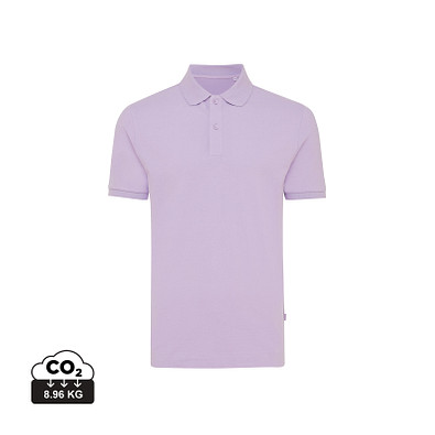 Iqoniq Yosemite Piqué-Poloshirt aus recycelter Baumwolle, lavender, S
