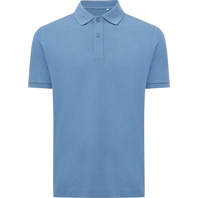 IQONIQ Yosemite Piqué-Poloshirt aus recycelter Baumwolle, moon blue, M