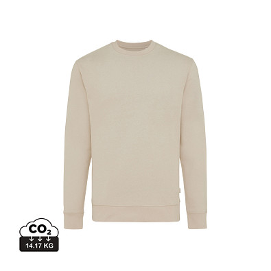 Iqoniq Zion Rundhals-Sweater aus recycelter Baumwolle, desert, XXXL