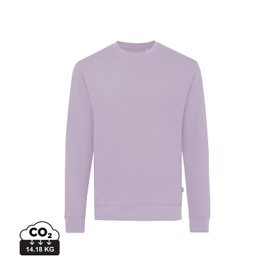 Iqoniq Zion Rundhals-Sweater aus recycelter Baumwolle, lavender, XXXL