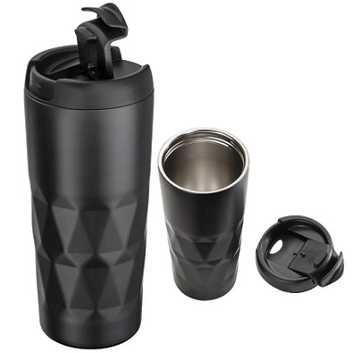 Isolierbecher Como, 500 ml, schwarz