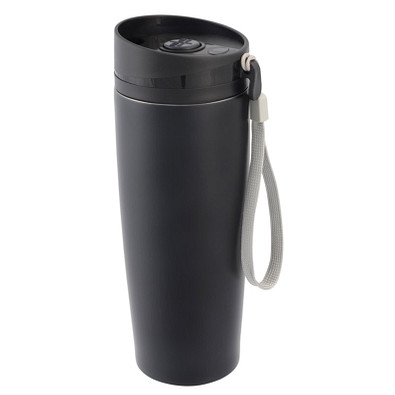 Isolierbecher Early Morning, 380 ml, schwarz