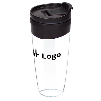 Isolierbecher Gusto, 350 ml, transparent