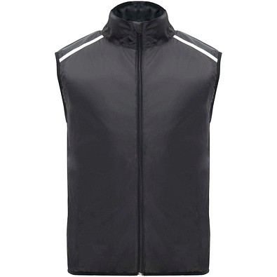 Jannu leichte Laufweste Unisex, schwarz, M
