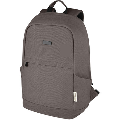 Joey 15,6?Zoll Anti-Diebstahl Laptop-Rucksack 18?L aus GRS-recyceltem Canvas, grau