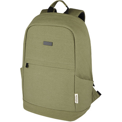 Joey 15,6?Zoll Anti-Diebstahl Laptop-Rucksack 18?L aus GRS-recyceltem Canvas, olive
