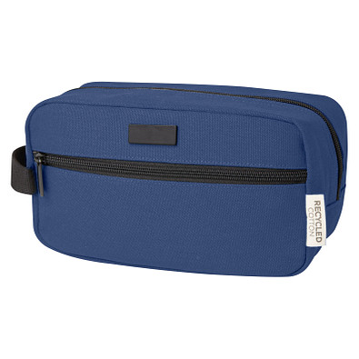 Joey Kosmetiktasche aus GRS recyceltem Canvas 3,5 L, navy