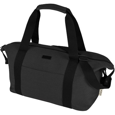 Joey Reisetasche aus GRS recyceltem Canvas 25 L, schwarz