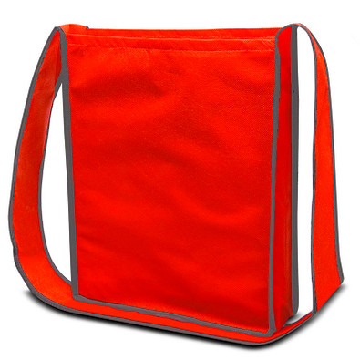 Joytex® Vlies-Umhänge-Dokumententasche, rot