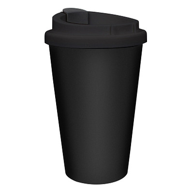 Kaffeebecher PremiumPlus, 350 ml, schwarz