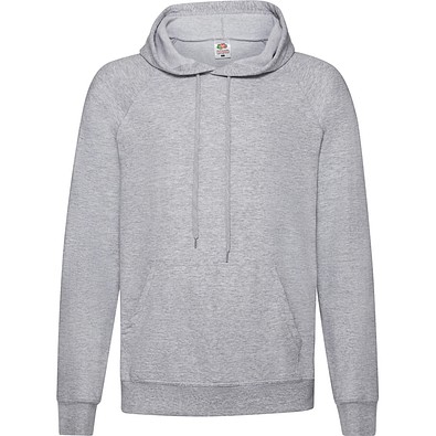 Kapuzen-Sweatshirt Lightweight Hooded S Unisex, M, GRAU