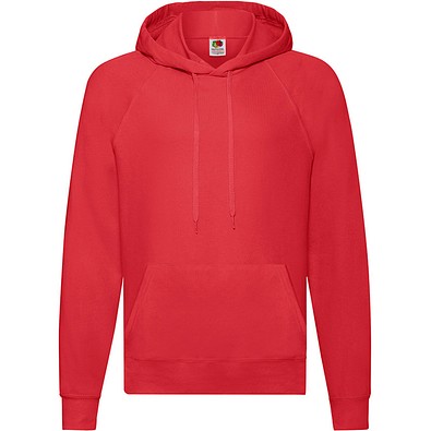 Kapuzen-Sweatshirt Lightweight Hooded S Unisex, S, ROT