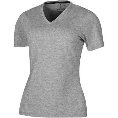 ELEVATE Damen Öko T-Shirt Kawartha, grau meliert, S
