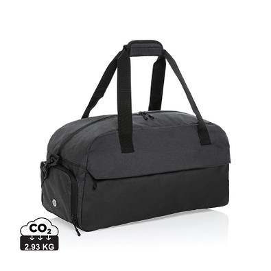 Kazu AWARE™ RPET Weekend-Duffel-Bag, schwarz