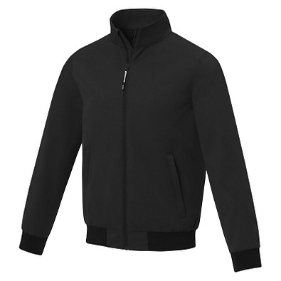 Keefe leichte Bomberjacke - Unisex, schwarz, XL